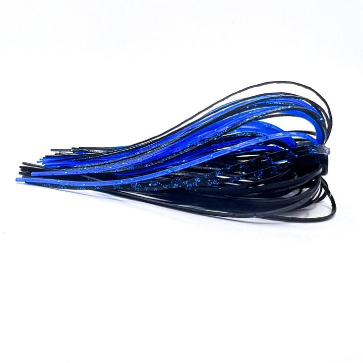 black and blue flipping skirt